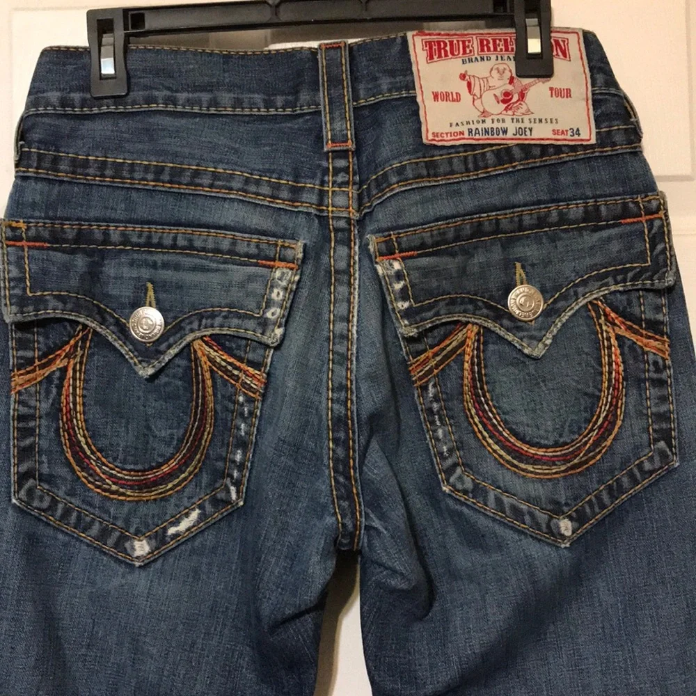 True Religion Rainbow Joey Jeans